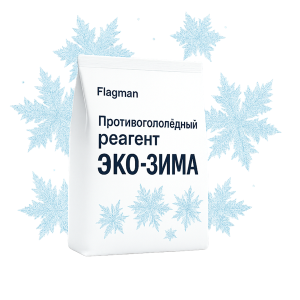 Противогололёдный реагент «ЭКО-ЗИМА» (25 кг)