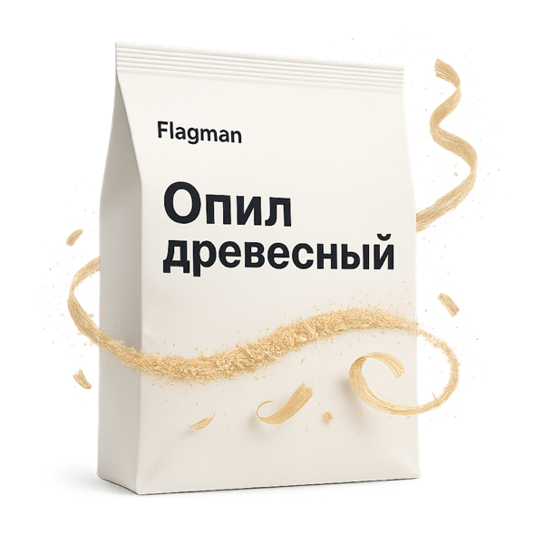 Опил древесный фр. 0,1–5 мм